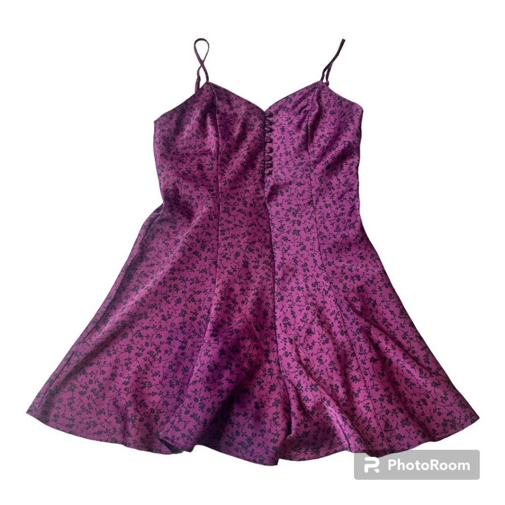 URBAN OUTFITTERS satin slip dress / romper size Small